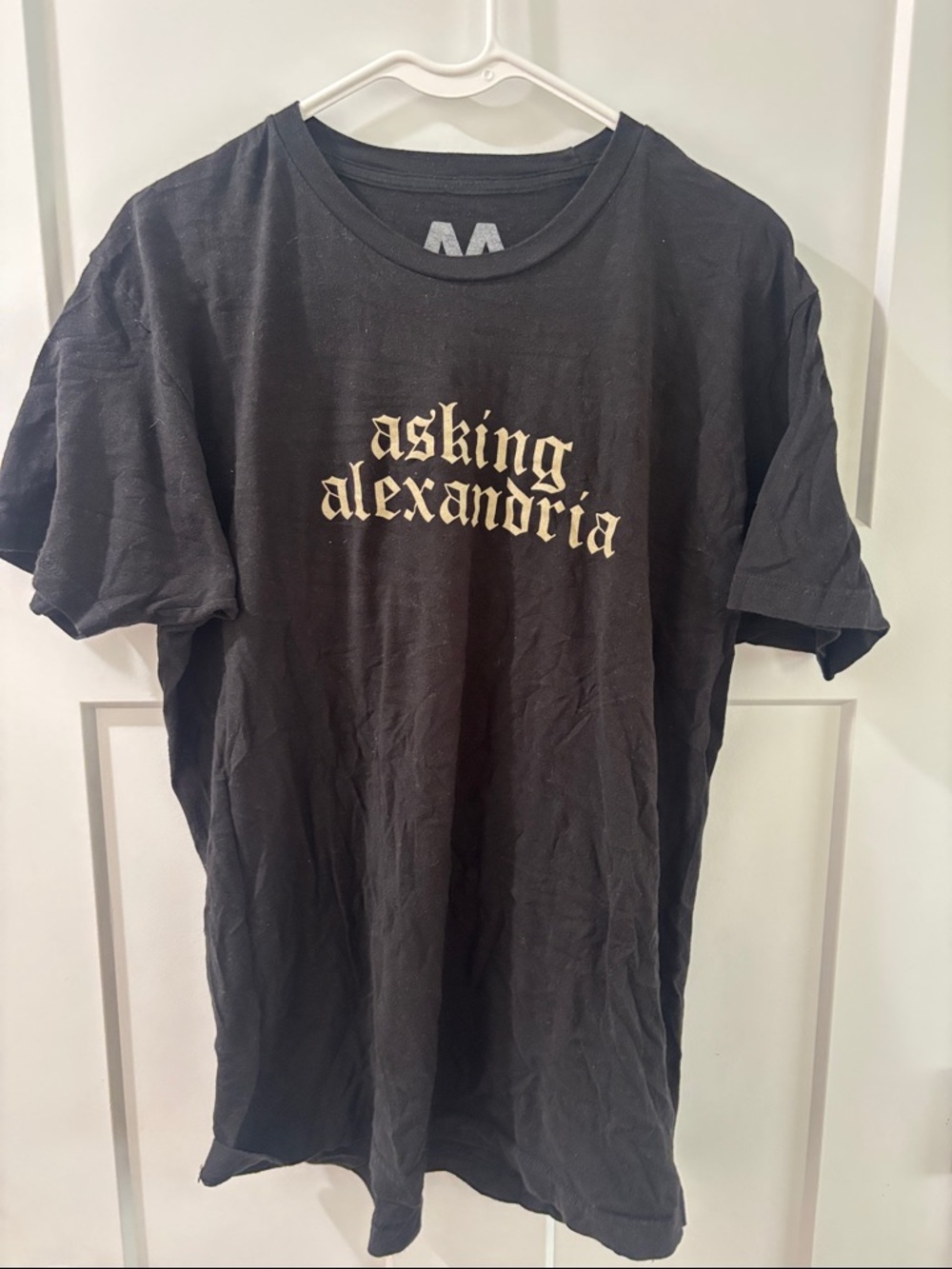 Men's Black Graphic Band T-Shirt